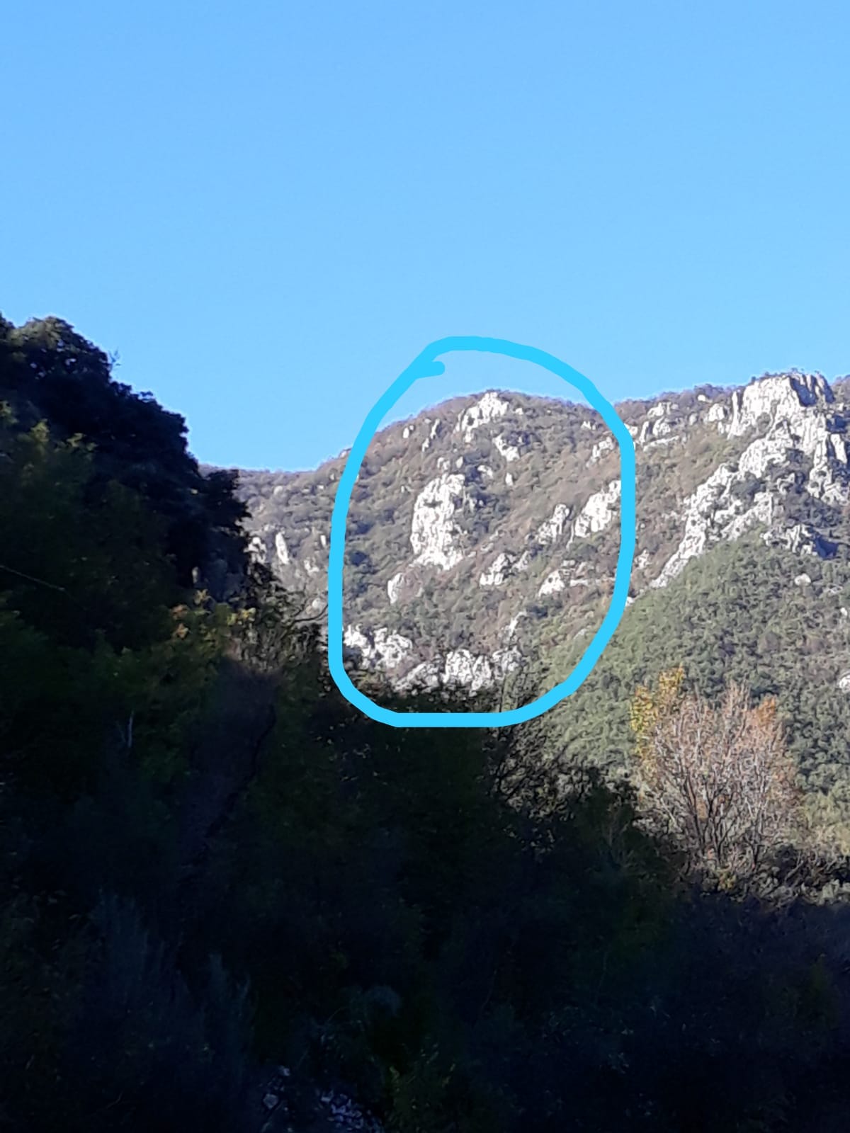 euskal vista dalla colletta